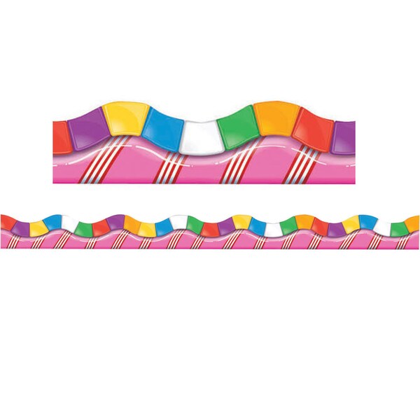Candy Land™ Extra Wide Die Cut Deco Trim®, 37 Feet/Pack, PK3